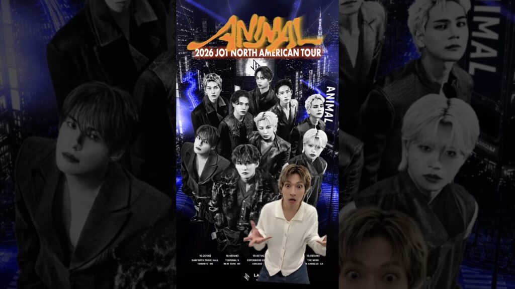 2026 JO1 NORTH AMERICAN TOUR ‘ANIMAL’ ーMAIN POSTERー #JO1 #JO1_in_NorthAmerica #JO1_ANIMAL #shorts