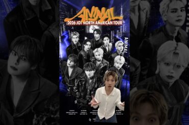2026 JO1 NORTH AMERICAN TOUR ‘ANIMAL’ ーMAIN POSTERー #JO1 #JO1_in_NorthAmerica #JO1_ANIMAL #shorts