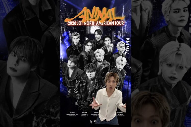 2026 JO1 NORTH AMERICAN TOUR ‘ANIMAL’ ーMAIN POSTERー #JO1 #JO1_in_NorthAmerica #JO1_ANIMAL #shorts